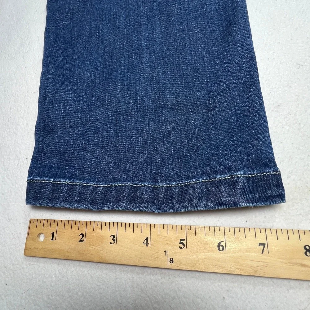 Mugsy Kinzies Jeans Mens 35x32 Blue Dark Wash Straight Leg Stretch Performance - Picture 9 of 10